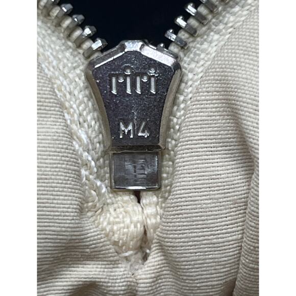 Hermès Bolide Mini Pouch White Canvas Toile H Cosmetic Case Made in France - Picture 10 of 16